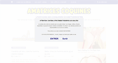 Desktop Screenshot of amatrices-coquines.net